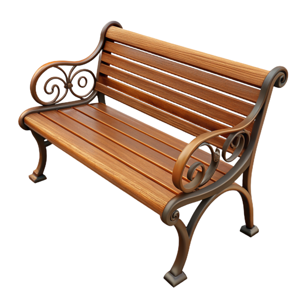 Wood Bench 3d Item png