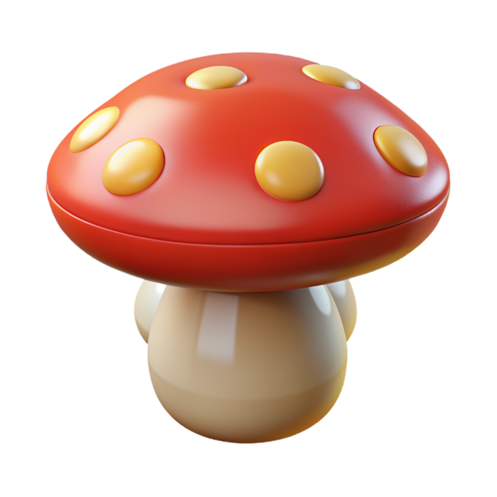 Mushroom Stool Chair 3d Image png