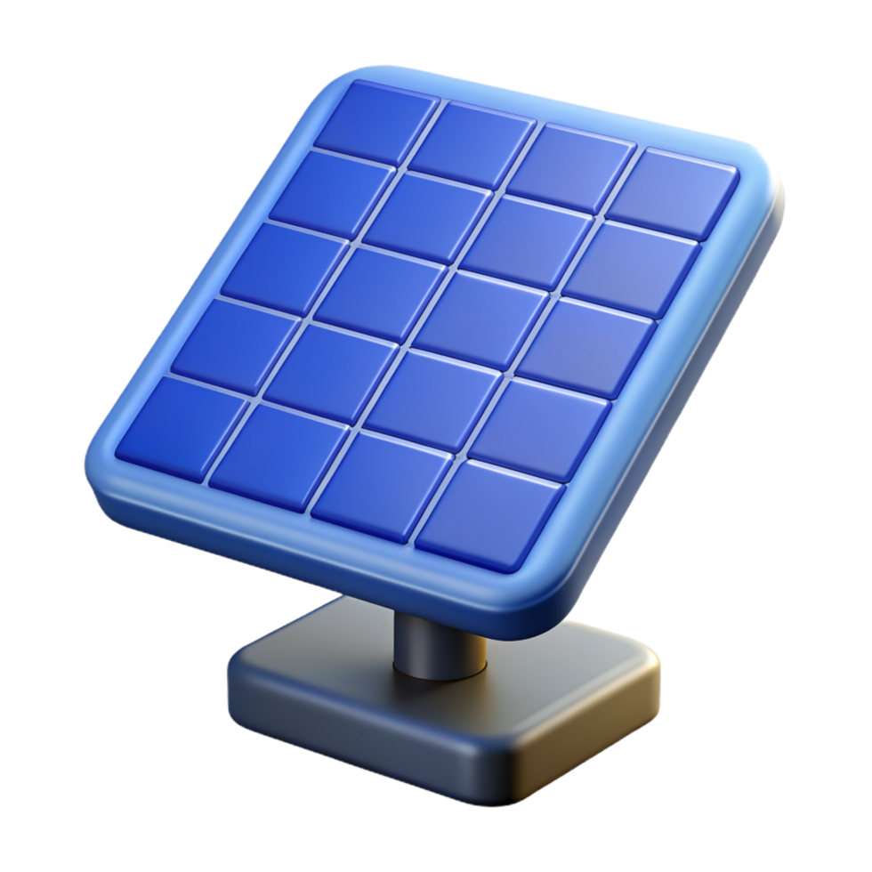 Solar Panel 3d Graphic png