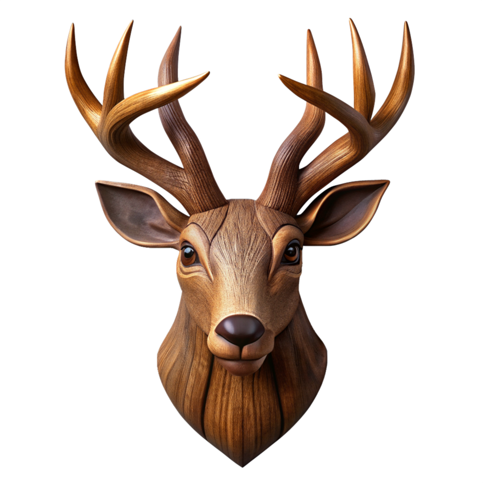 Deer Head Decoration 3d Image png