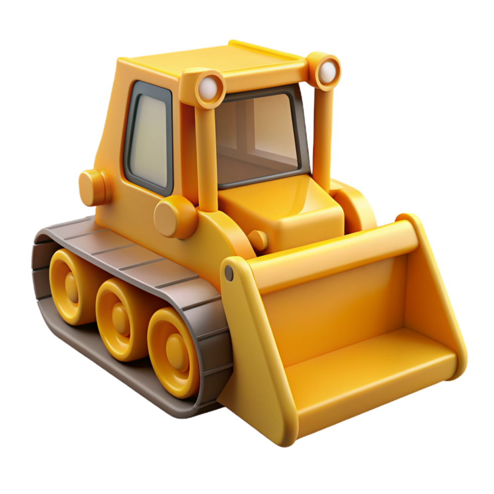Bulldozer Vehicle 3d Concept png