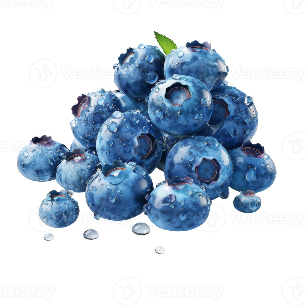 Blueberry Isolated on a Transparent Background png