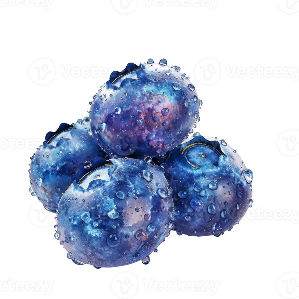 Blueberry Isolated on a Transparent Background png