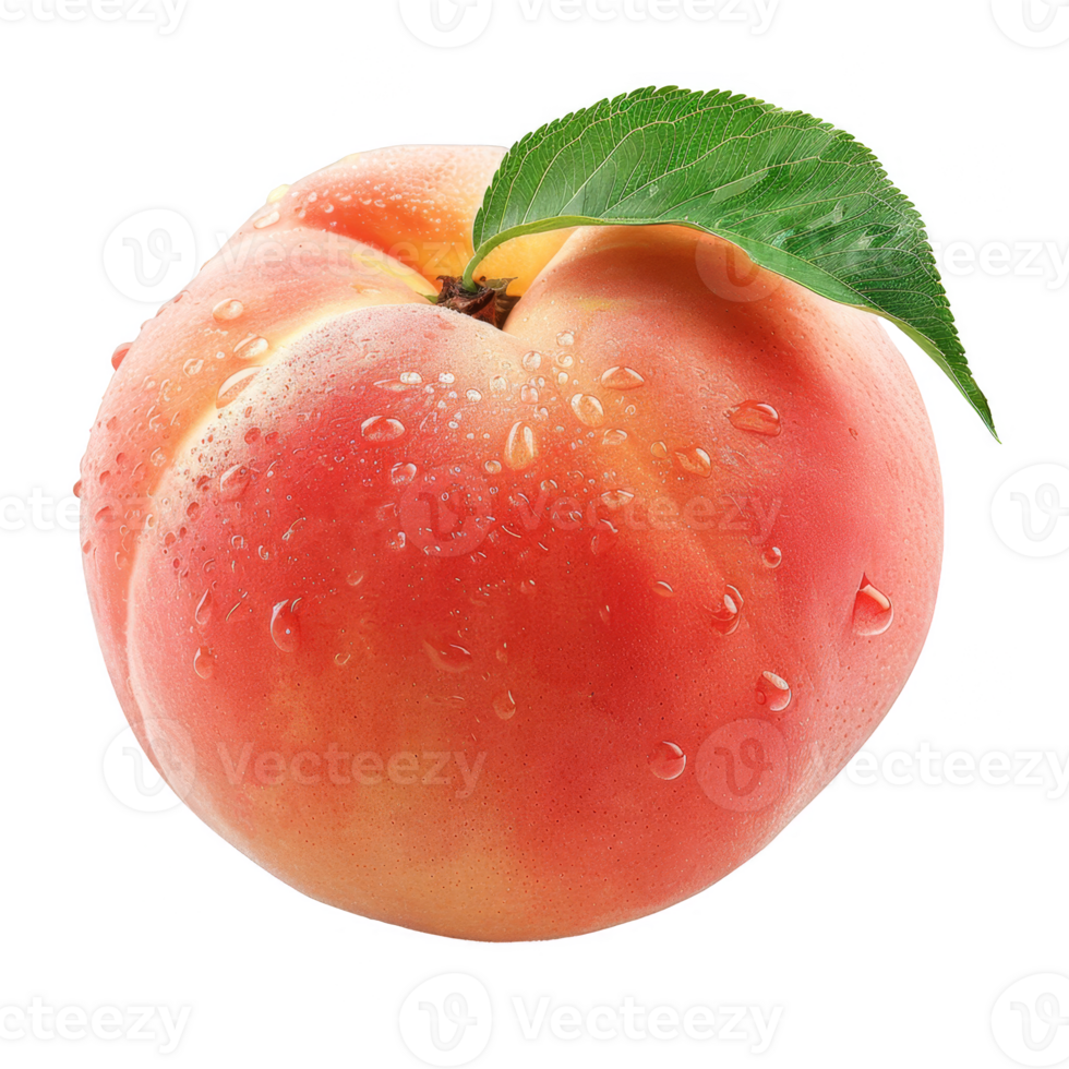 Peach Isolated on a Transparent Background png