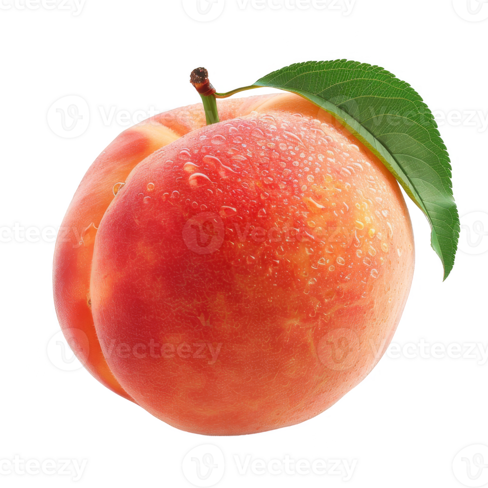 Peach Isolated on a Transparent Background png