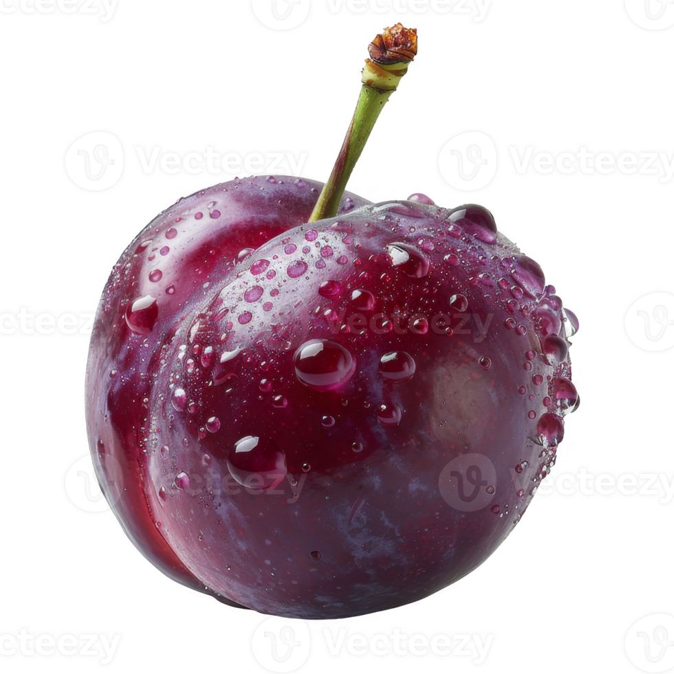 Plum Isolated on a Transparent Background png