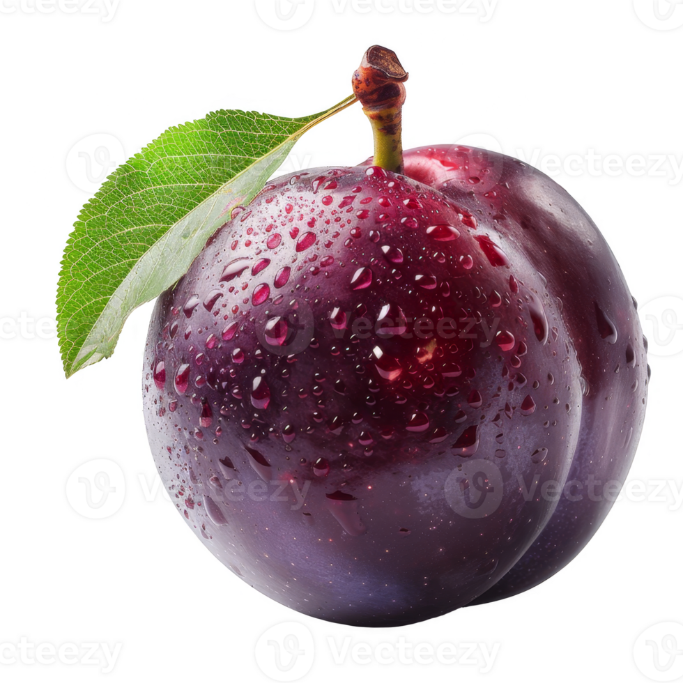 Plum Isolated on a Transparent Background png