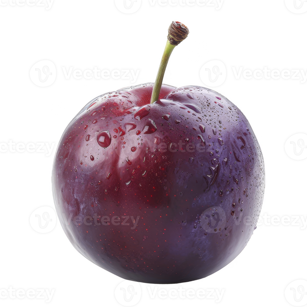 Plum Isolated on a Transparent Background png