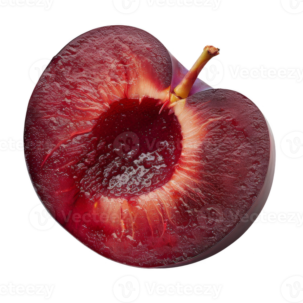 Plum Isolated on a Transparent Background png