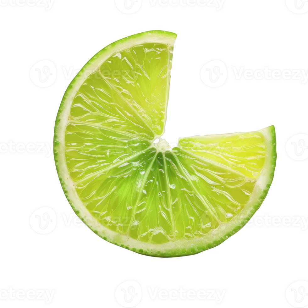 Lime Isolated on a Transparent Background png