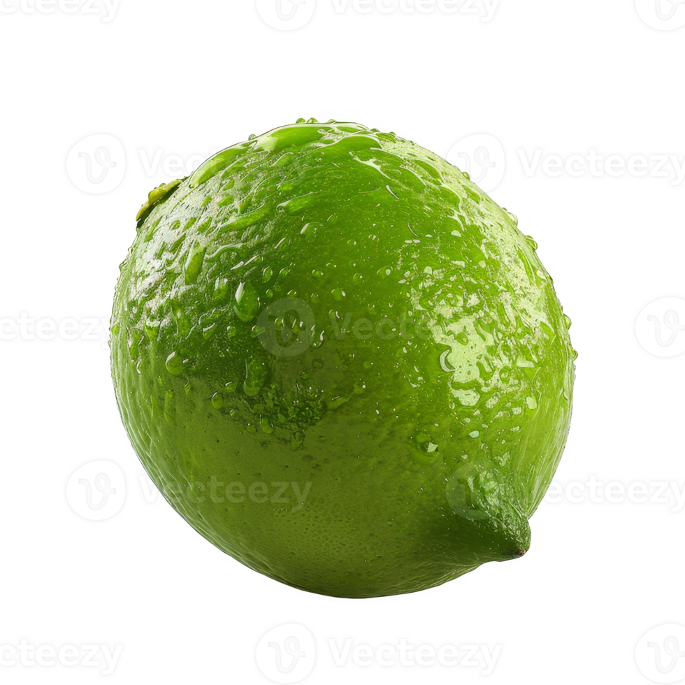 Lime Isolated on a Transparent Background png