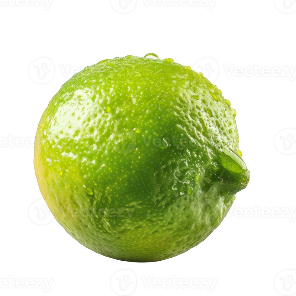 Lime Isolated on a Transparent Background png