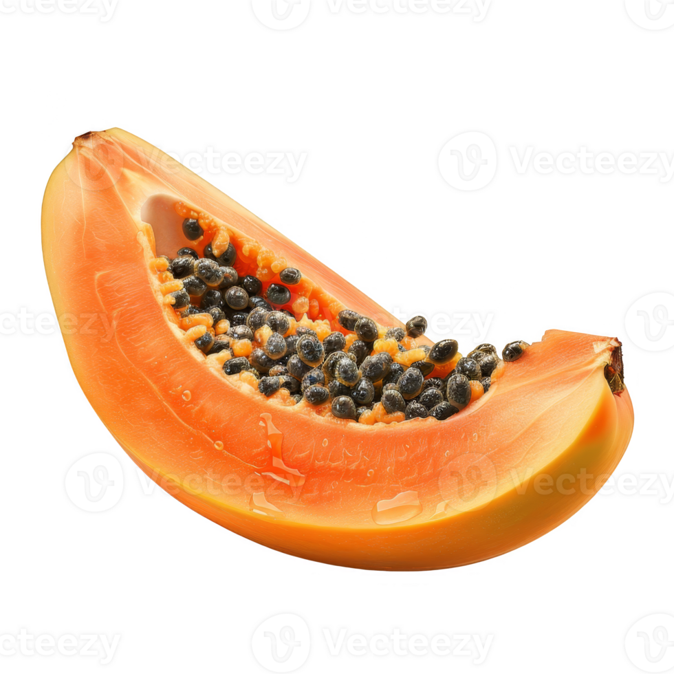 Papaya Isolated on a Transparent Background png