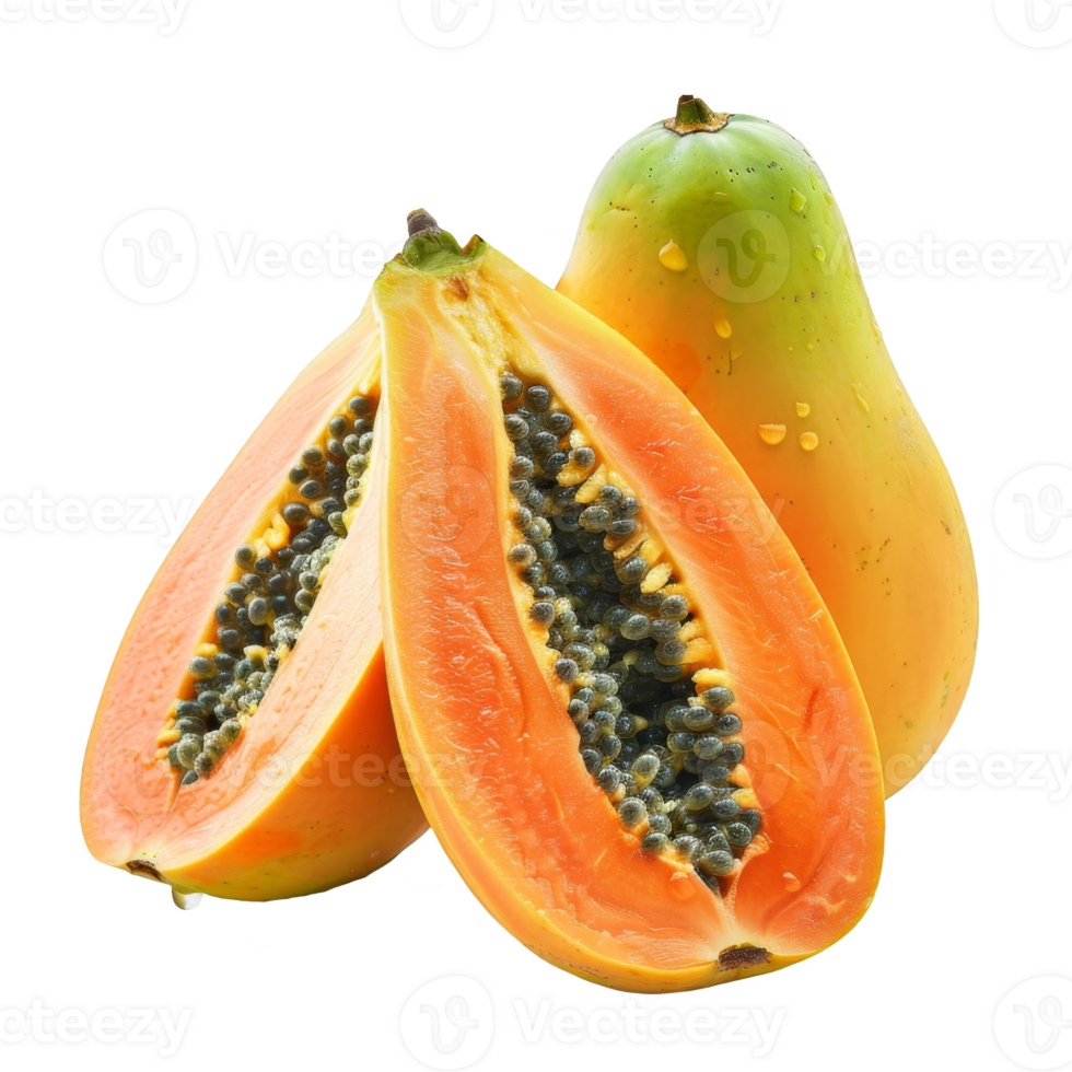 Papaya Isolated on a Transparent Background png