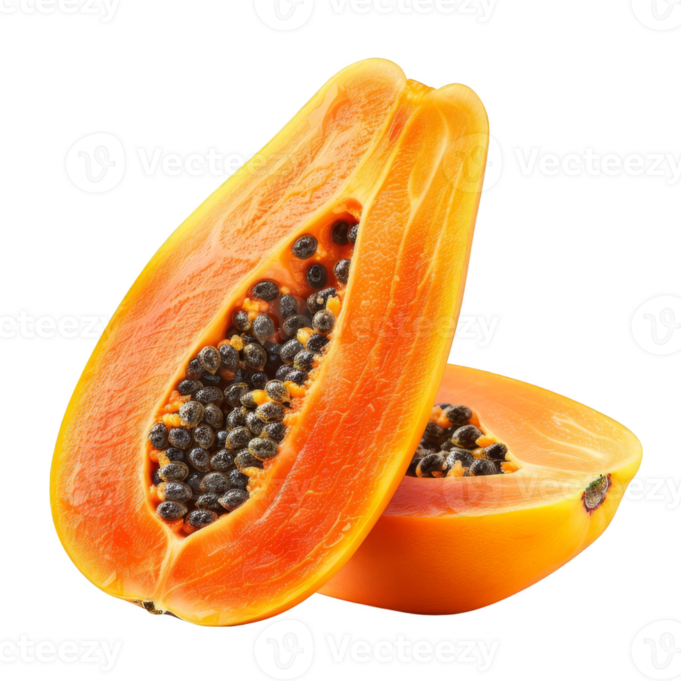 Papaya Isolated on a Transparent Background png