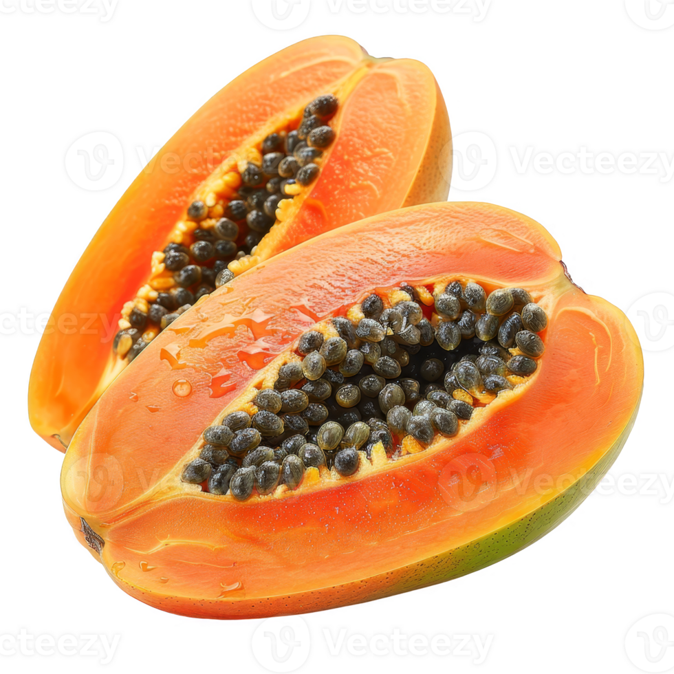 Papaya Isolated on a Transparent Background png