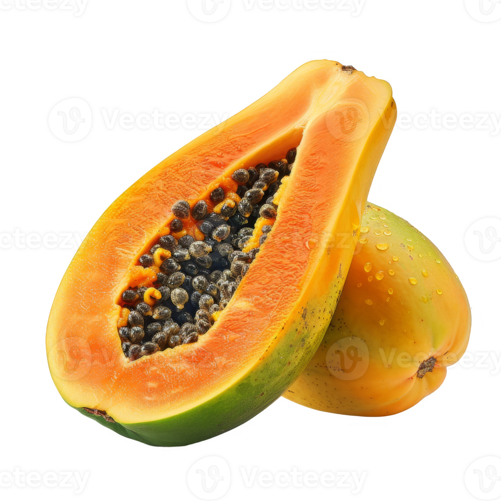 Papaya Isolated on a Transparent Background png