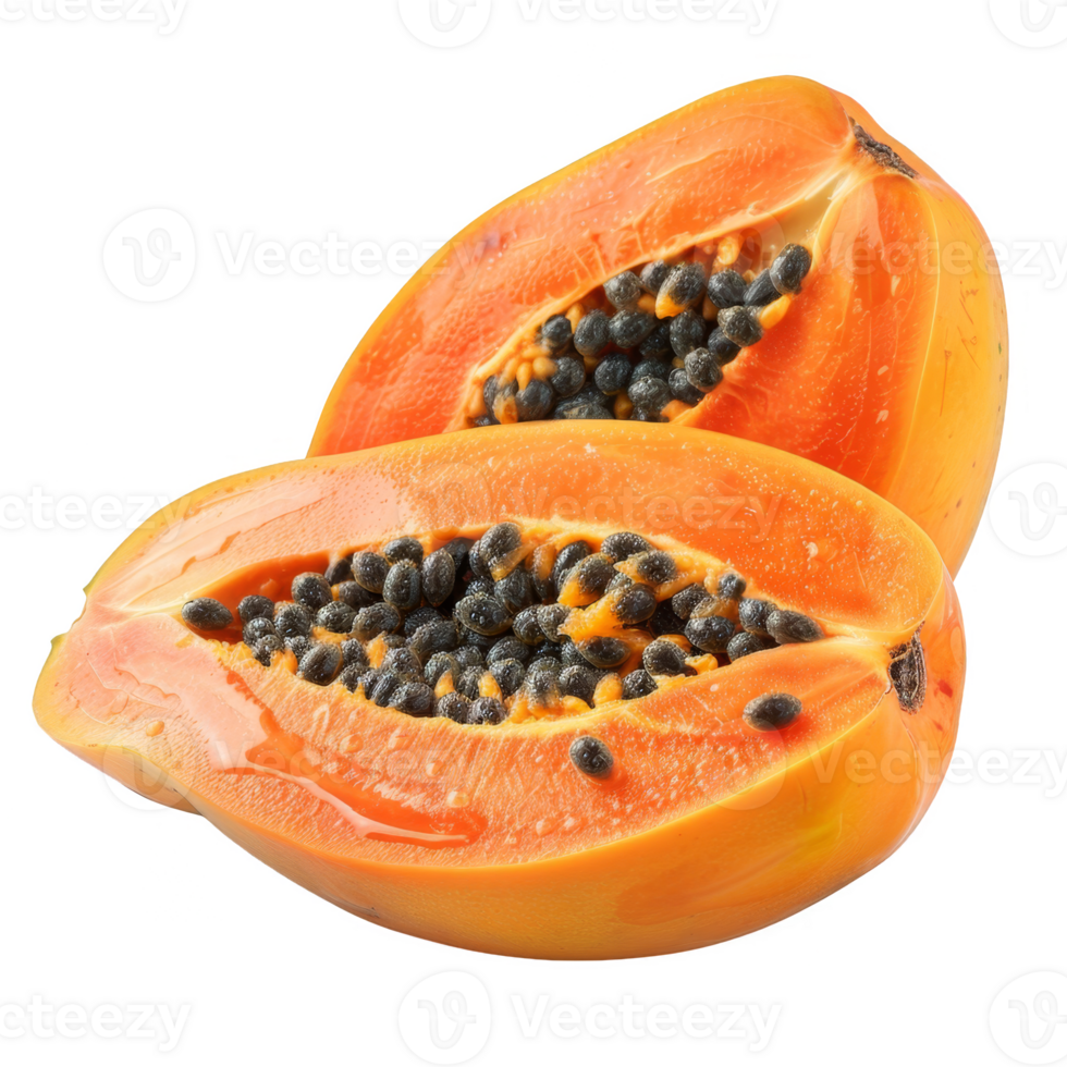 Papaya Isolated on a Transparent Background png