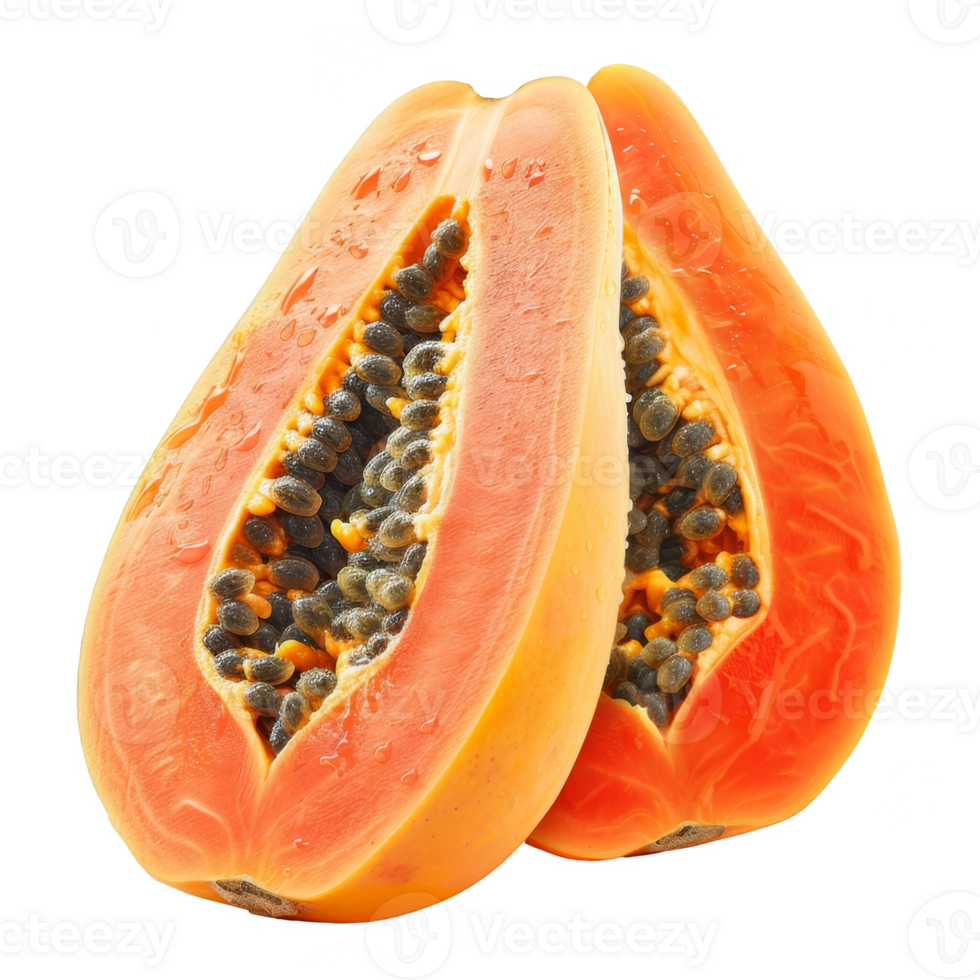 Papaya Isolated on a Transparent Background png