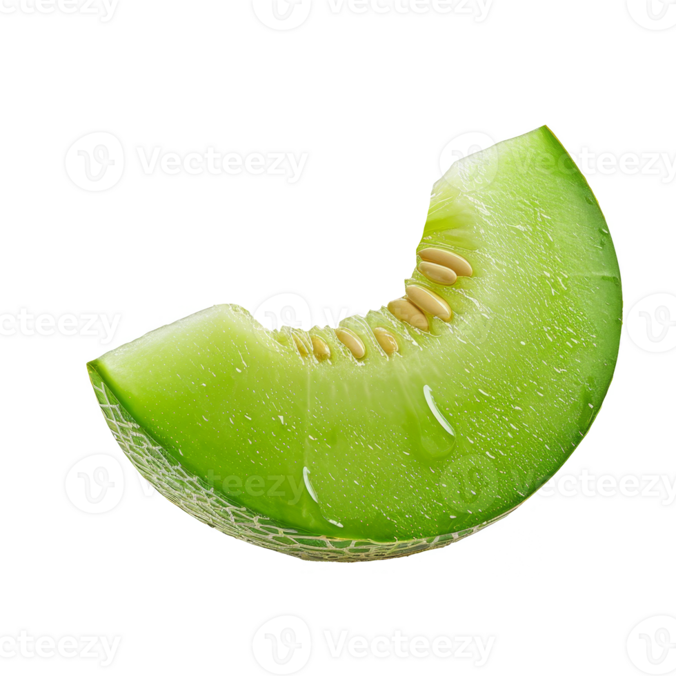 Honeydew melon Isolated on a Transparent Background png