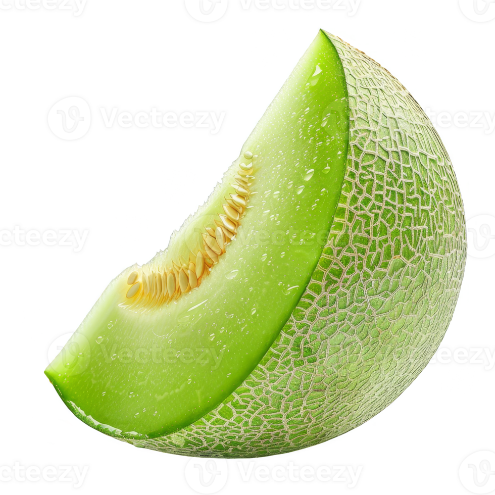 Honeydew melon Isolated on a Transparent Background png
