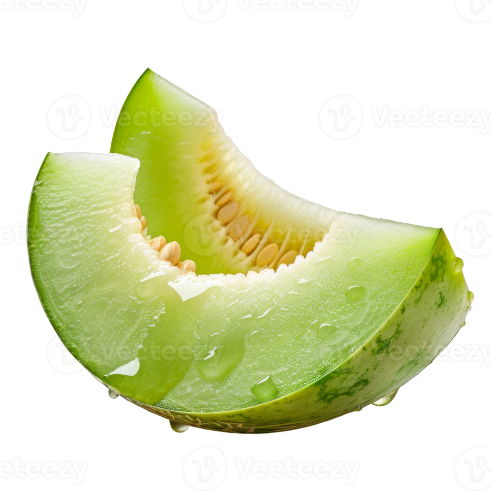 Honeydew melon Isolated on a Transparent Background png