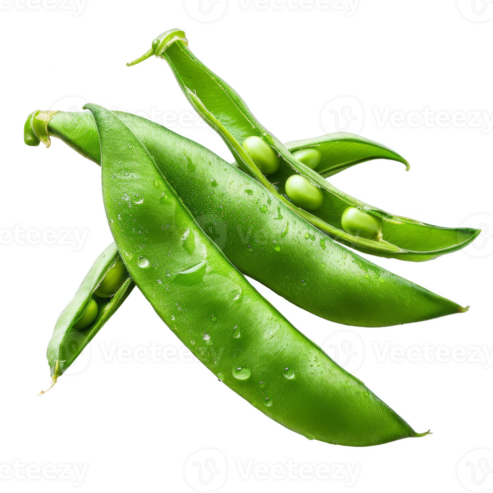 Green beans Isolated on a Transparent Background png