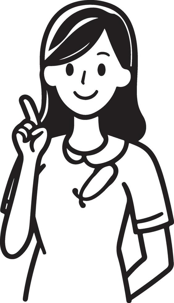 Woman Nurse Illustration vector