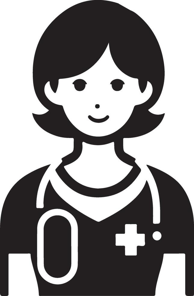 Woman Nurse Illustration vector