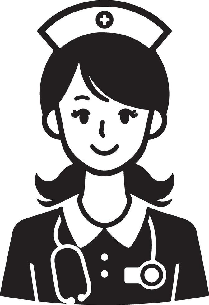 Woman Nurse Illustration vector
