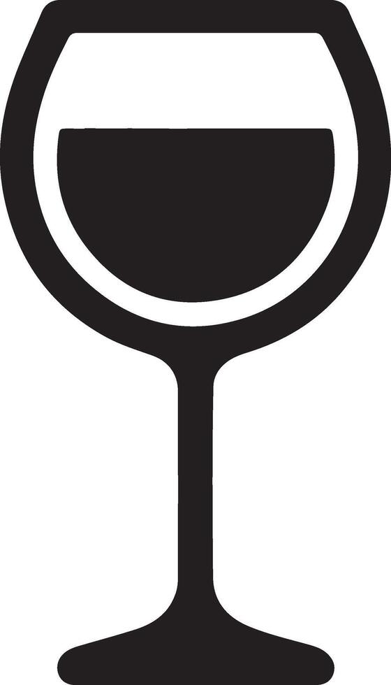 Wine Glass Icon vector
