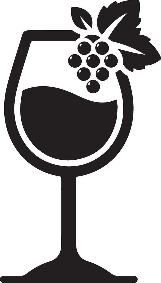 Wine Glass Icon vector