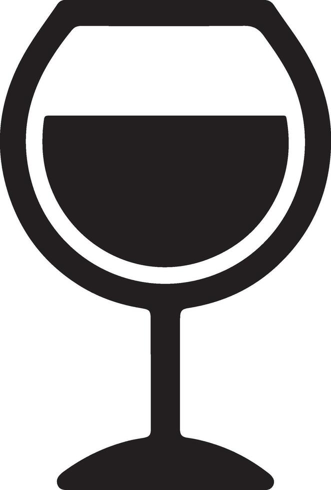 Wine Glass Icon vector