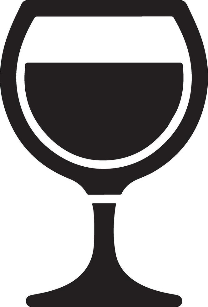 Wine Glass Icon vector