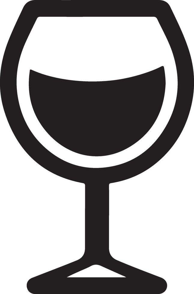 Wine Glass Icon vector