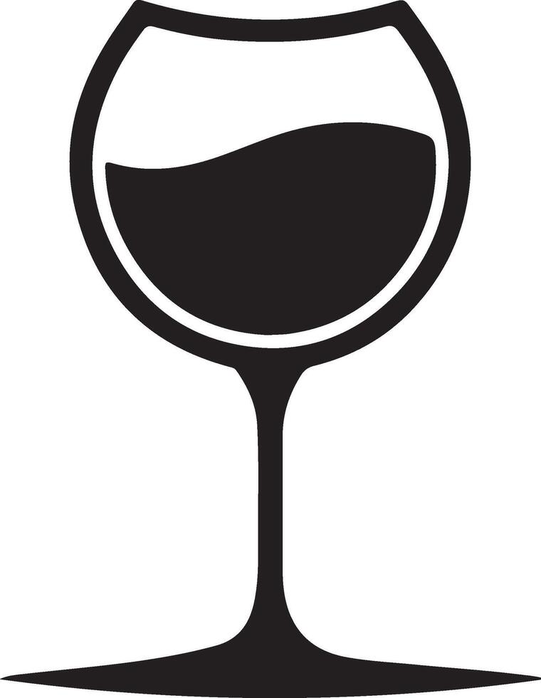 Wine Glass Icon vector