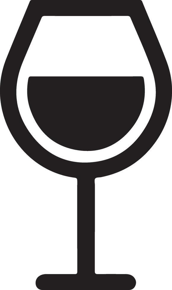 Wine Glass Icon vector