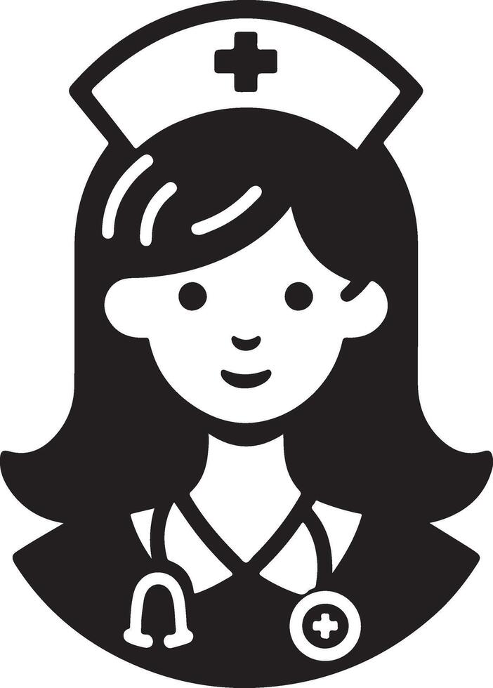 Woman Nurse Illustration vector