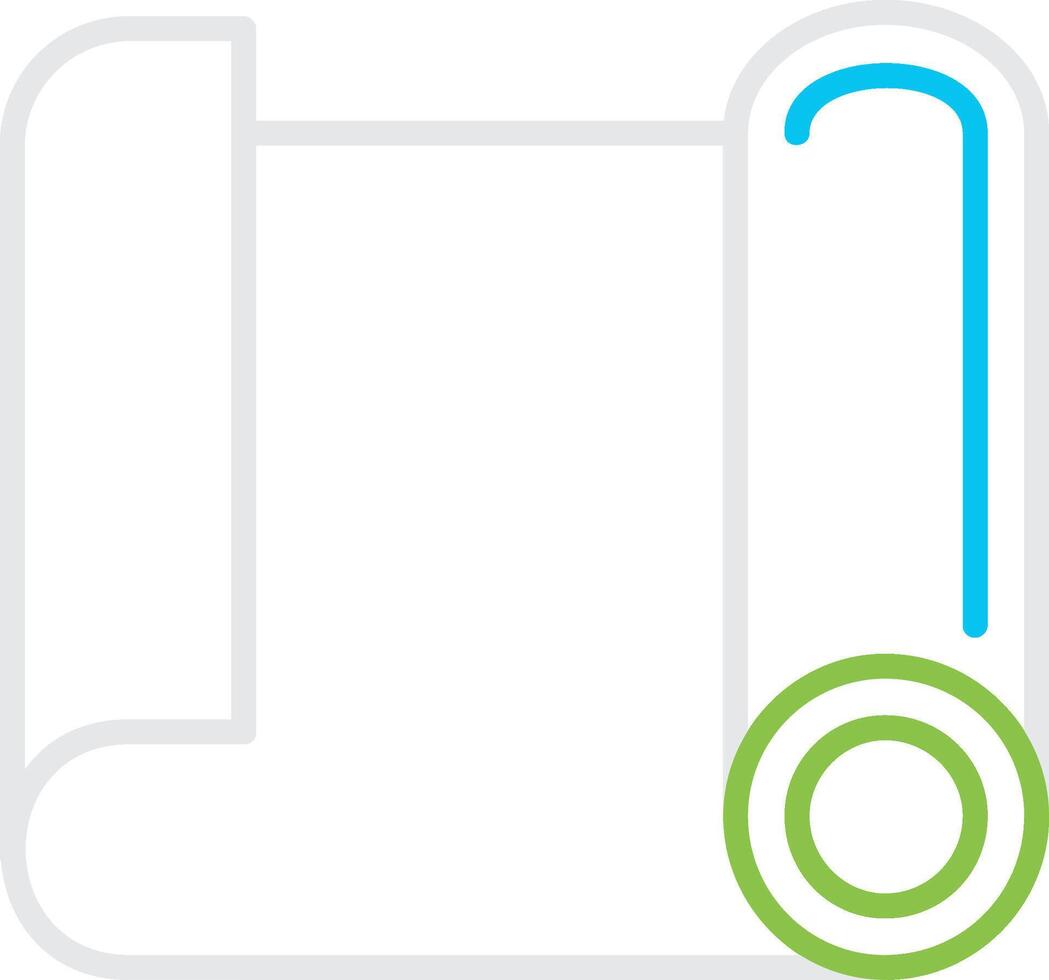 Paper Roll Creative Icon Design vector