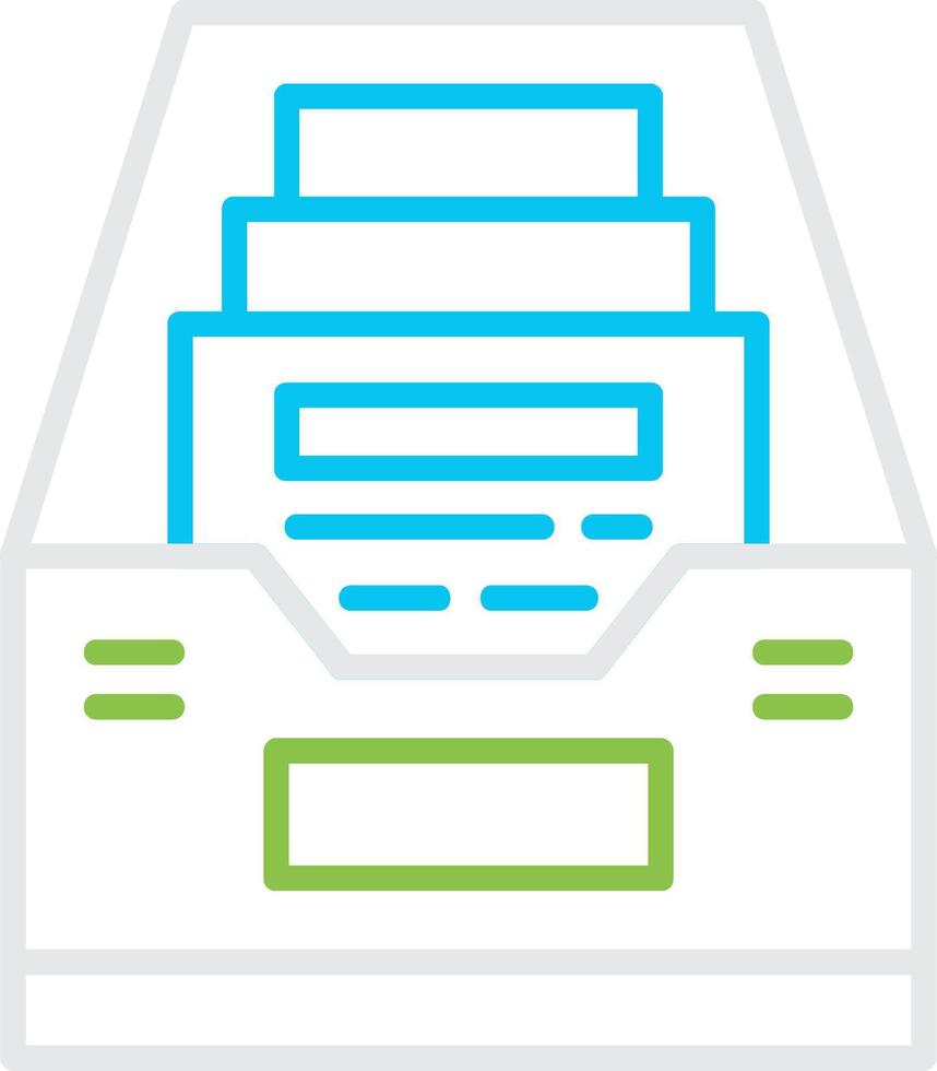 Files Box Creative Icon Design vector