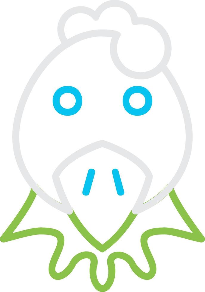 Chicken Creative Icon Design vector