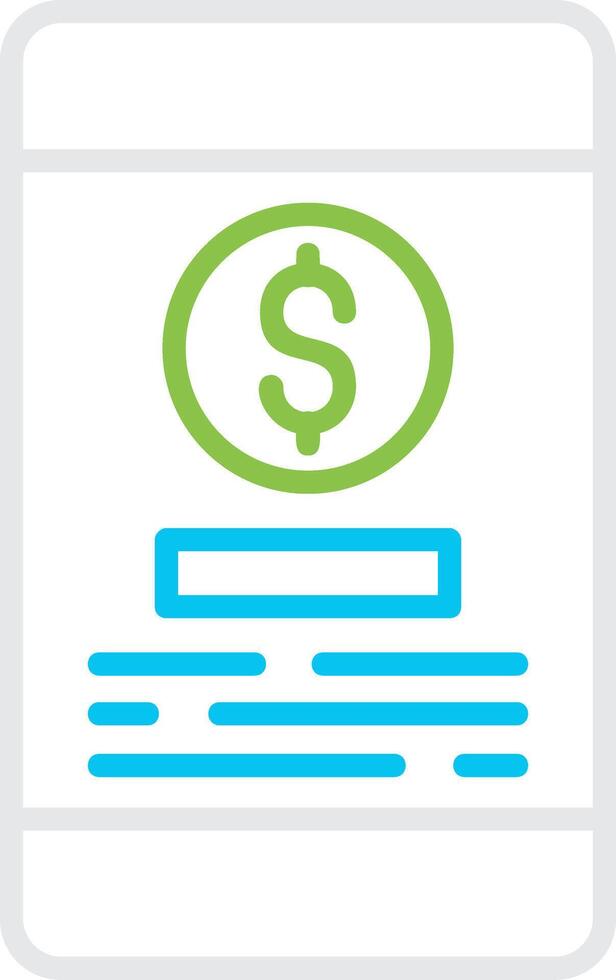 Online Payment Creative Icon Design vector