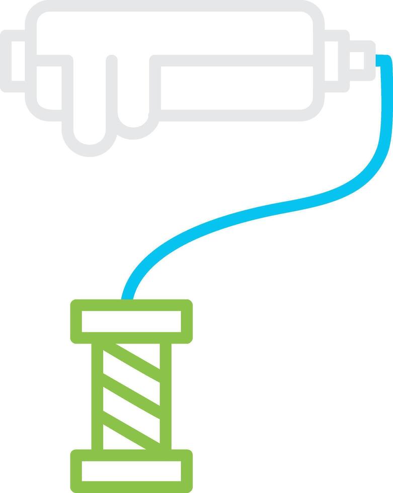 Paint Roller Creative Icon Design vector