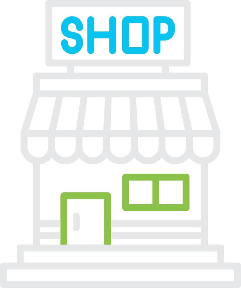 Shop Creative Icon Design vector
