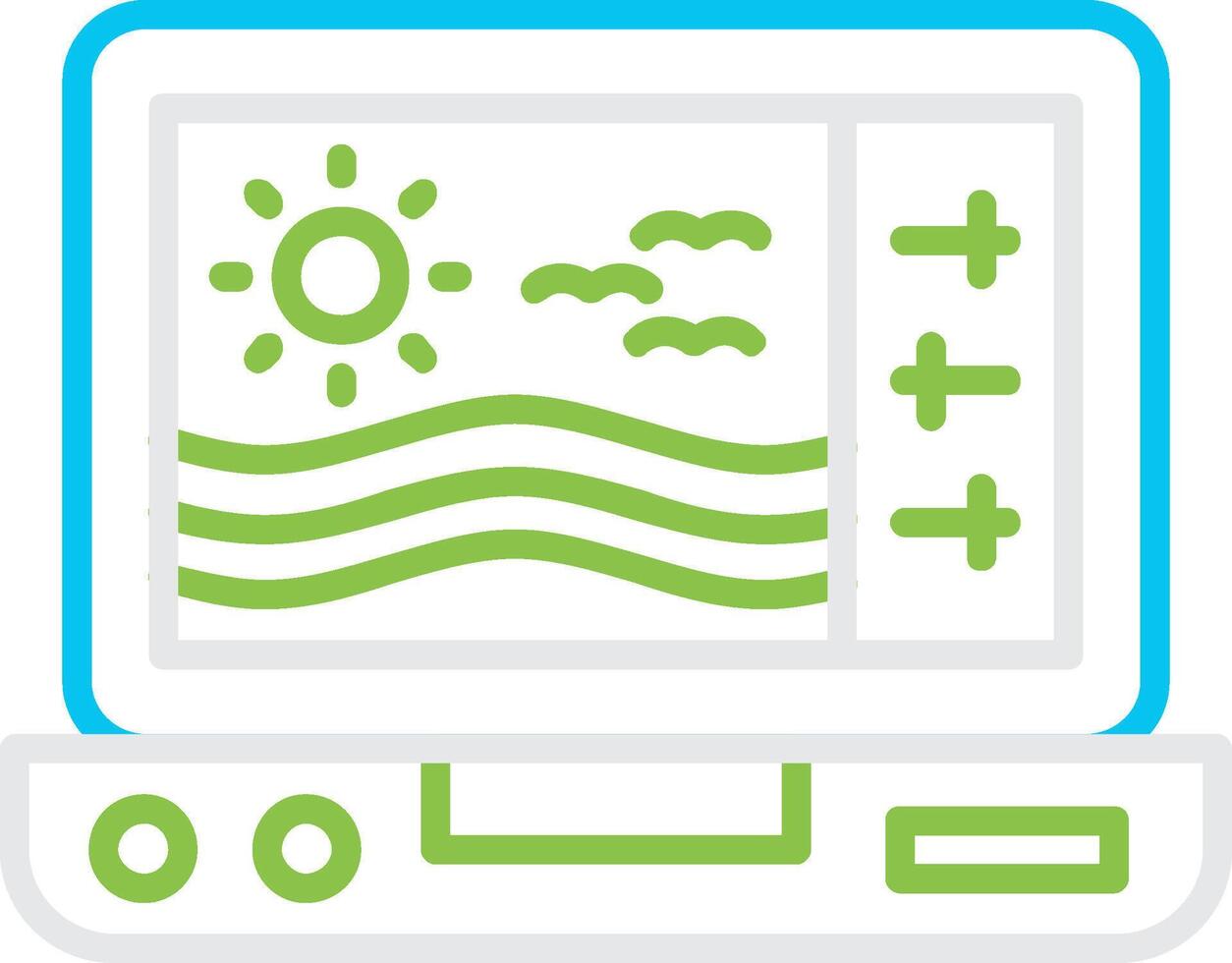 Photo Editing Creative Icon Design vector