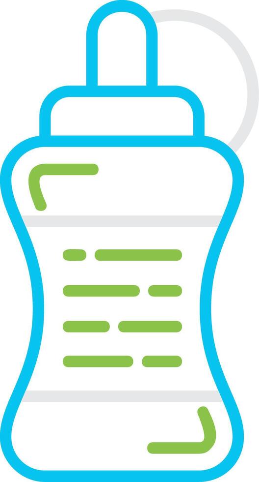 Water Bottle Creative Icon Design vector