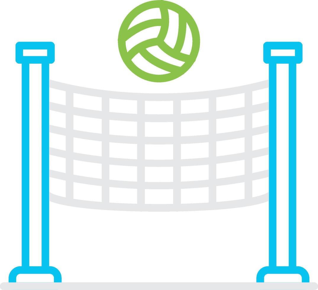 Volleyball Creative Icon Design vector