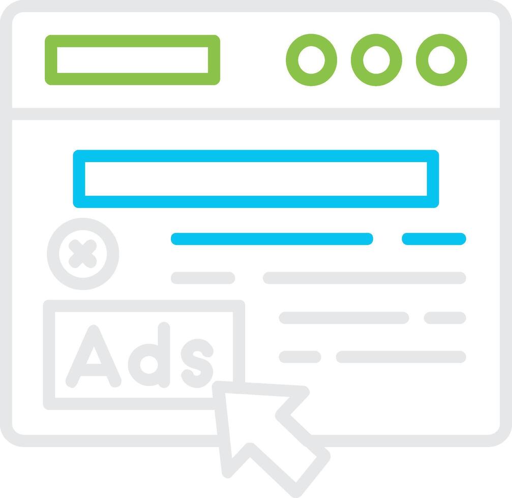 Advertising Creative Icon Design vector