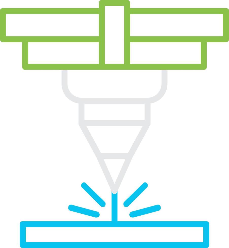 Laser Creative Icon Design vector
