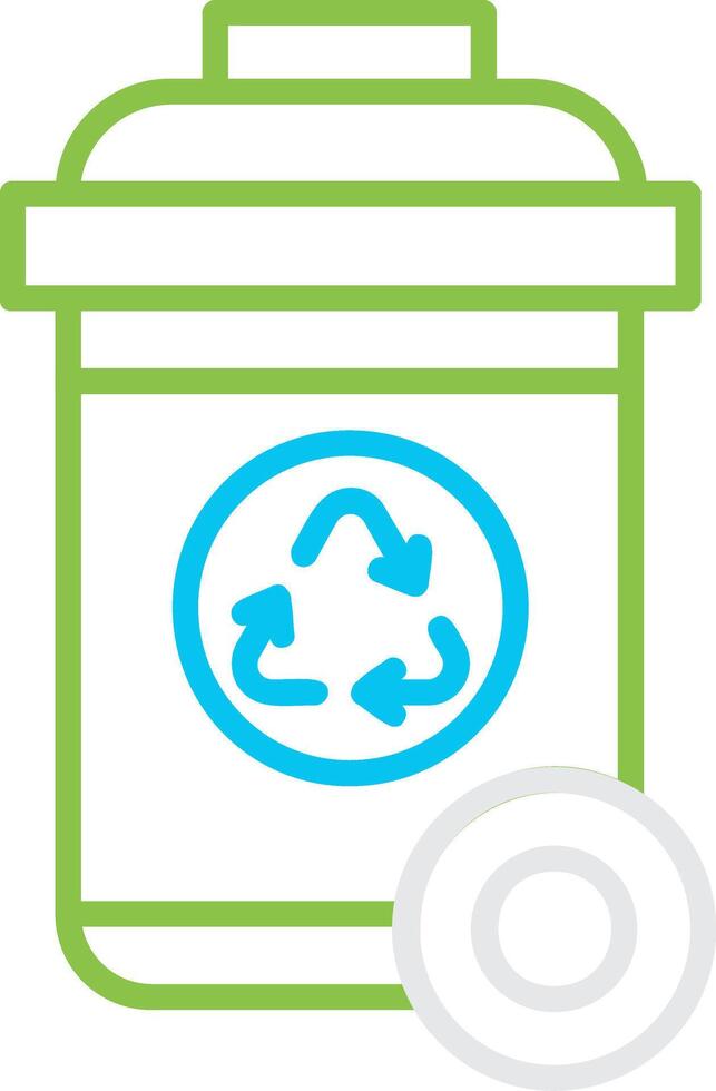 Recycle Bin Creative Icon Design vector